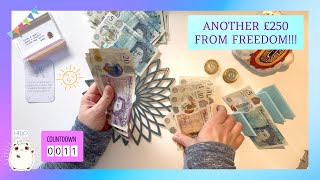 Another £250 from freedom! | Weekly Cash Stuffing | UK Cash Stuffing | Budgeting | Debt Journey