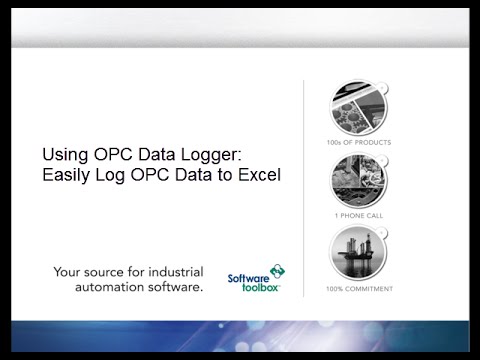 Using OPC Data Logger:  Logging OPC Data to Excel