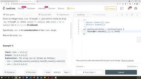1929. Leetcode Concatenation of Array - Easy