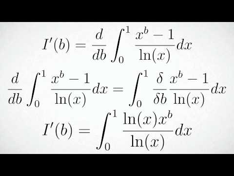 Differentiation Under The Integral Sign Tutorial Youtube