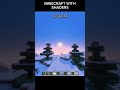 Minecraft with visual vibrance #shorts