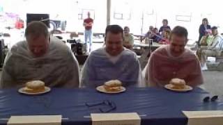 WCUB in the Creampuff Eating Contest