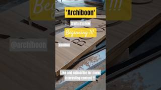 Archiboon crafts it’s New beginning #cncmachine #woodencraft #woodencarving #newbeginnings #shorts