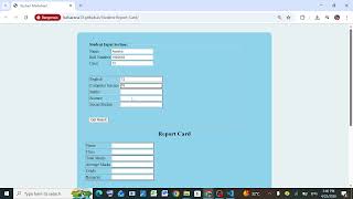 Responsive Student Registration Form Project for Beginners