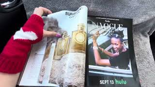 : Full Magazine Flip-Through ASMR in my car #asmr #asmrvideo #magazine