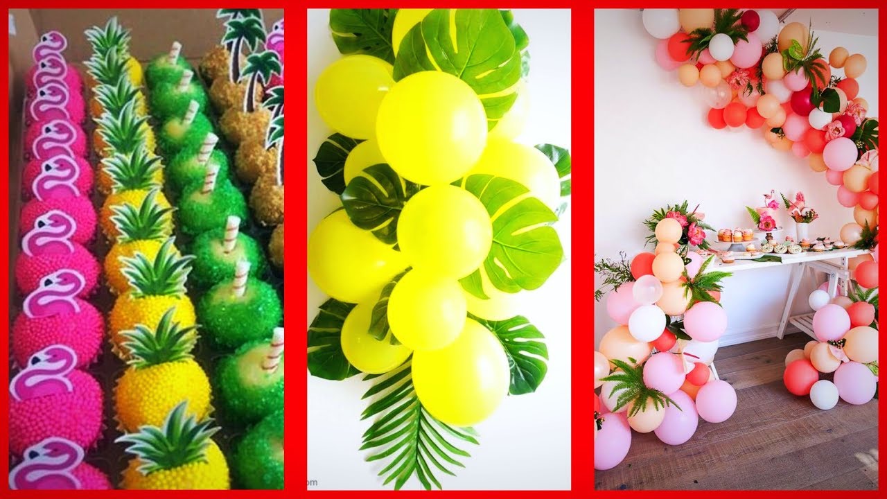 ANIVERSÁRIO TROPICAL 🌴 20 IDEIAS - Eduardo Wizard