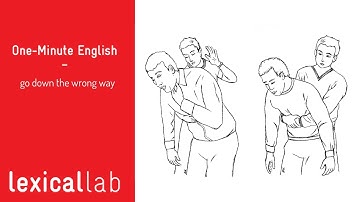 ONE-MINUTE ENGLISH: go down the wrong way LEARN WITH LEXICAL LAB