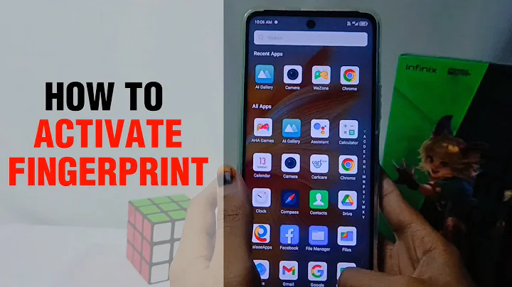 How To Setup Fingerprint On Infinix Note 30 NFC/Note 30 Pro