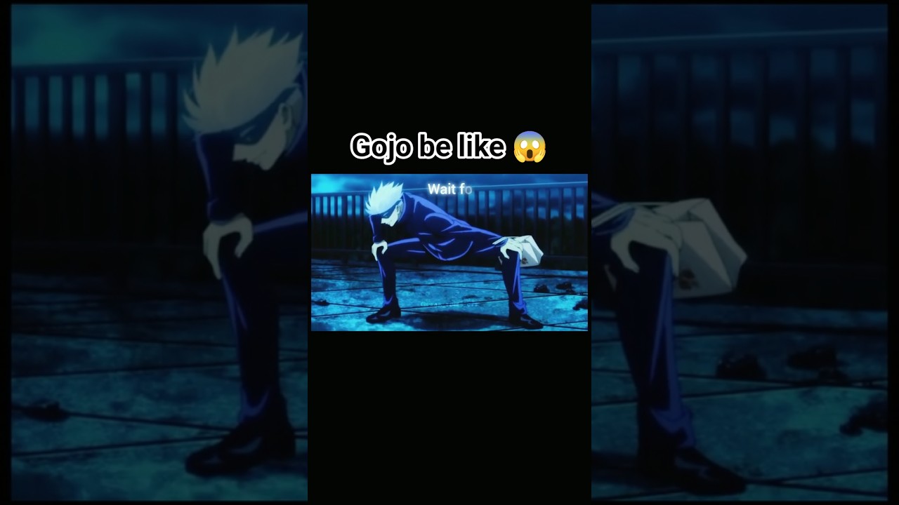 gojo be like😂 #anime #jjk #comedy — khilxx_here_ YouTube video