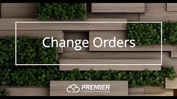 Change Orders