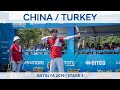 China v Turkey – recurve mixed team bronze | Antalya 2019 World Cup S3