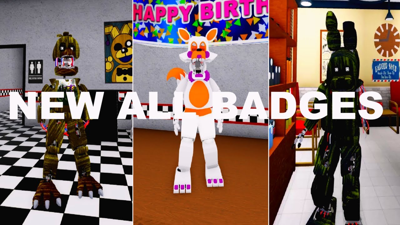 How to get ALL BADGES MORPHS in FNAF 3 MULTIVERSE RP [NEW UPDATE] ROBLOX !