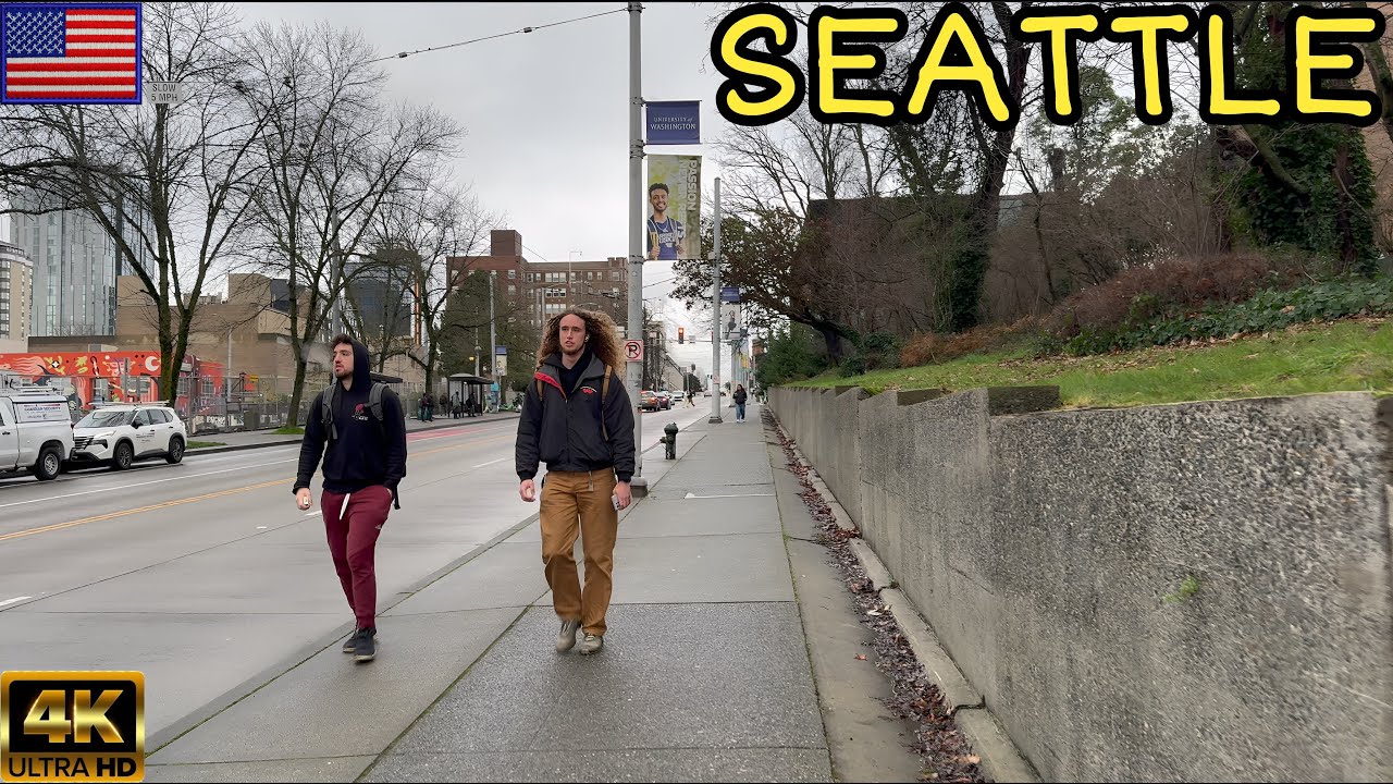🌧️ [4K] Beyond The Rain | Seattle's VIBES University District, Wallingford, Fremont 