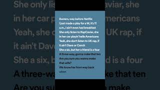 Central Cee x Dave - Uk Rap (lyrics spotify version)