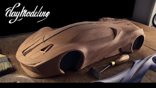 How to make a car clay model. My new project. From sketch to clay model