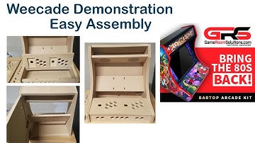 Weecade Bartop Arcade Cam Lock Assembly Demonstration