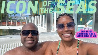 Icon Of The Seas | Exploring Swim & Tonic, Surfside, The Hideaway & More | The Super Bowl On Icon!