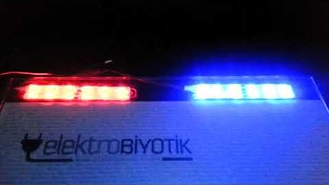 3 Çakar Polis Flaşör Devresi ( TEST )