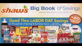 Shaw's Big Book of Savings for 5/1 - 5/28
