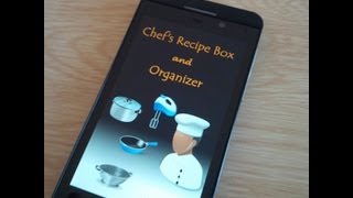 Chef's Recipe Box for BlackBerry 10 screenshot 5