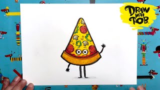 #DrawWithRob 148 Pizza Slice
