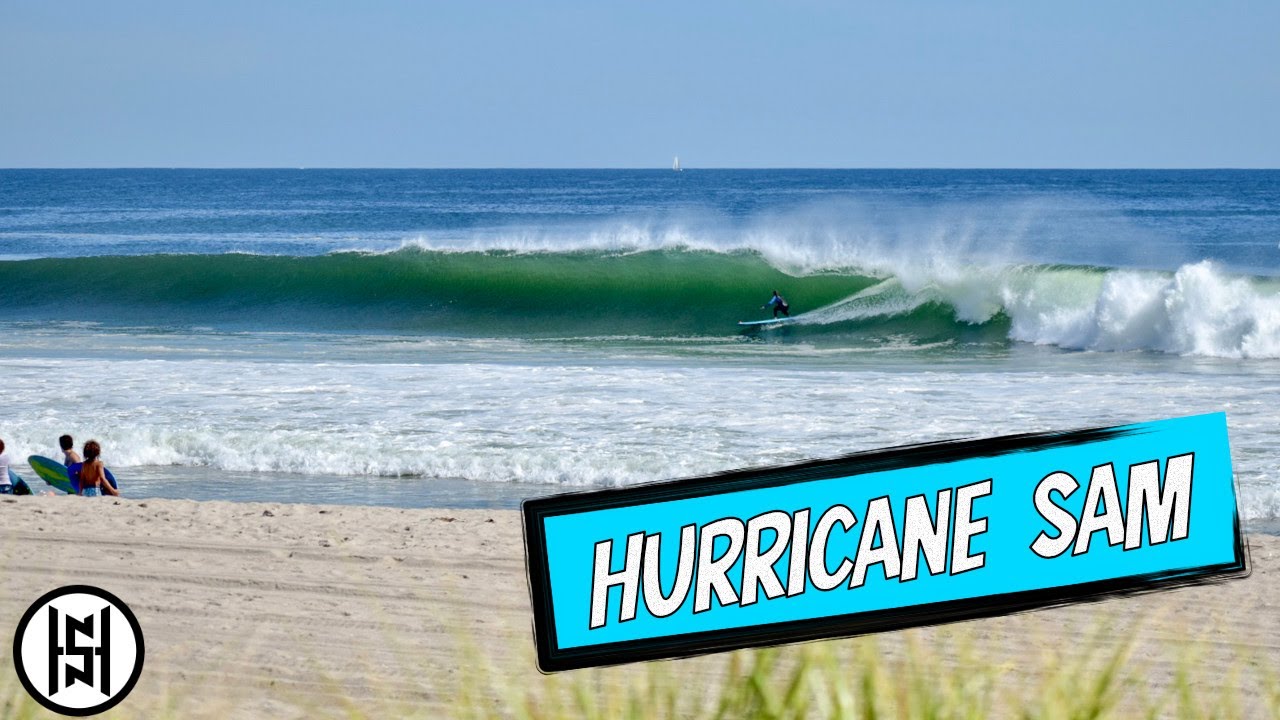 Surfing Hurricane Sam Manasquan Inlet Surfing Big Waves New
