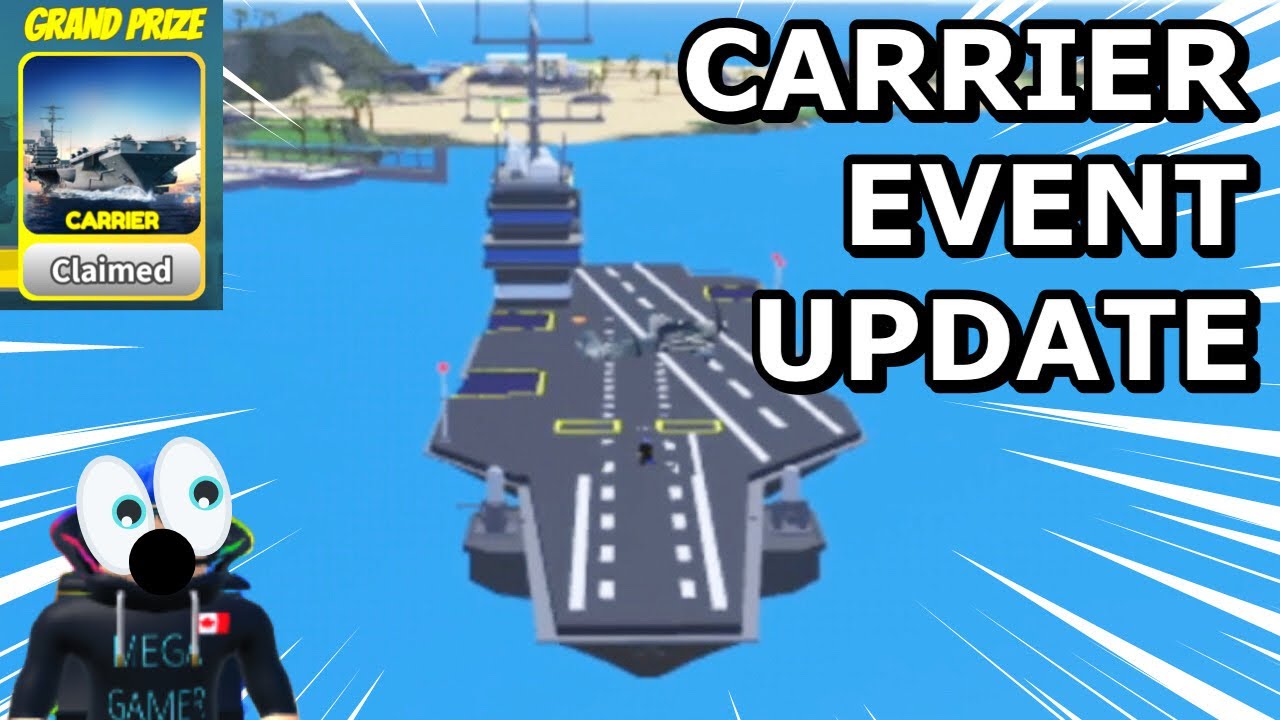 How to Complete the Carrier Event Update Faster on Roblox Military Tycoon YouTube