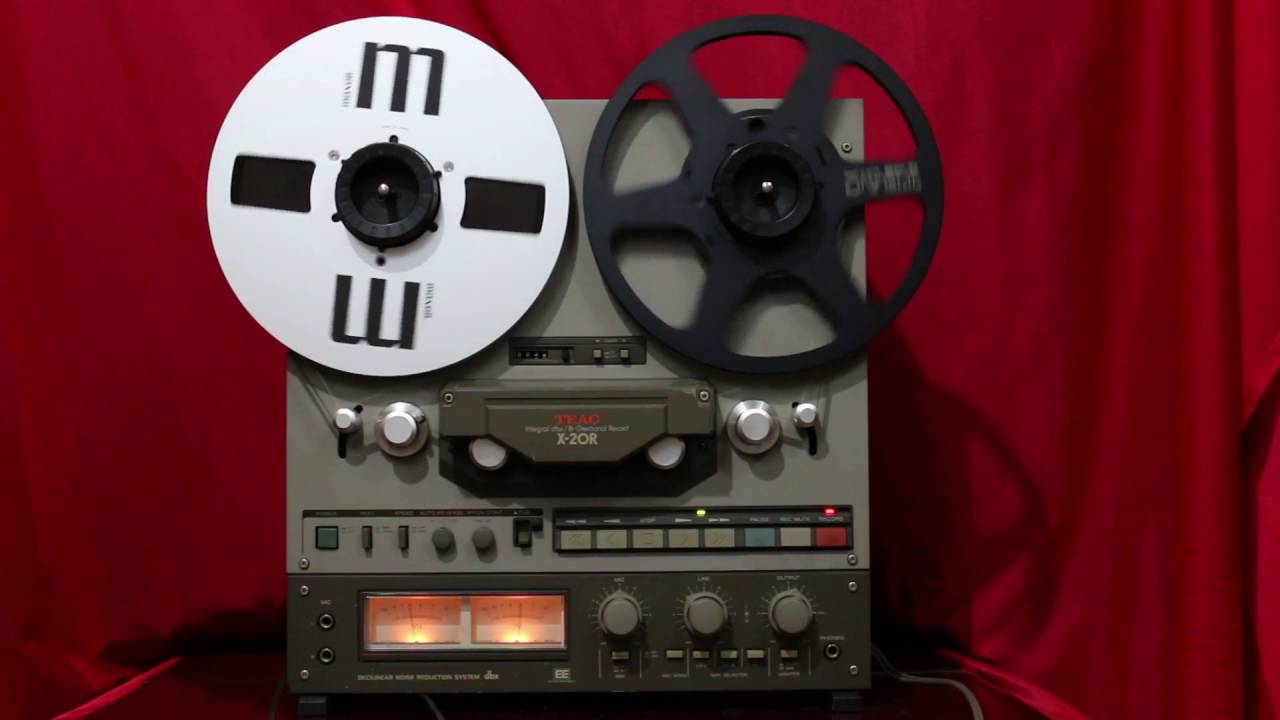 TEAC X-20R アナログテープレコーダー TEAC X 20R Reel to Reel Fully Restored - YouTube