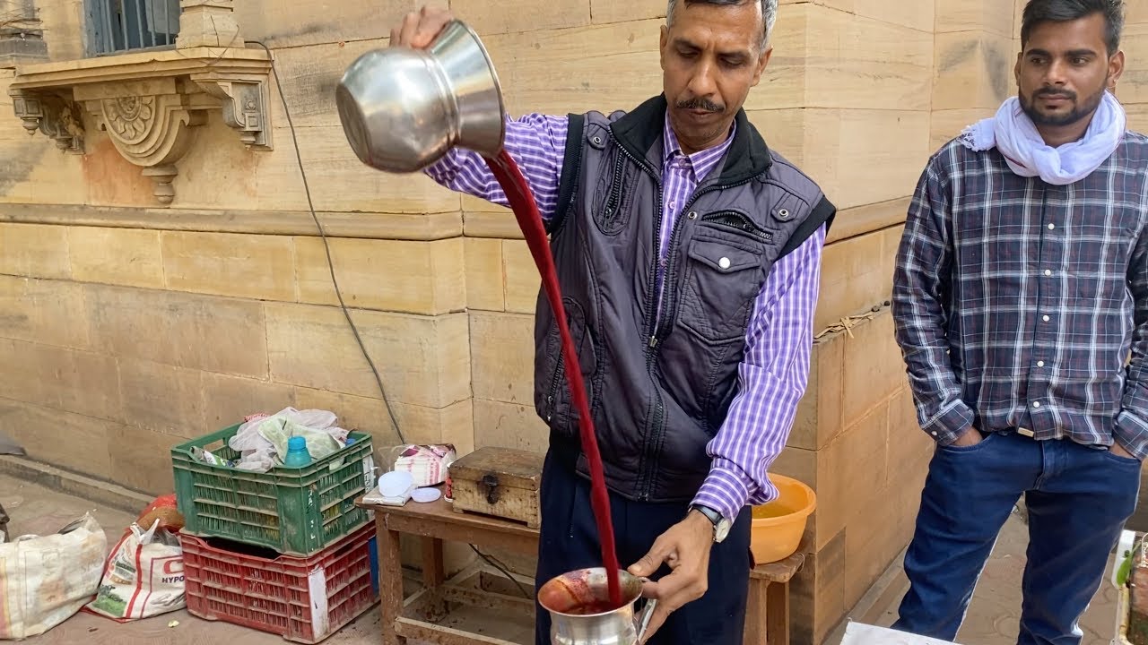 Live Vegetable Juice on Streets of Gwalior | Indian Street Food