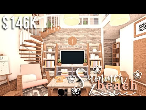 Summer Beach House Roblox Bloxburg Gamingwithv Youtube