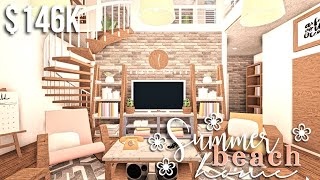 Summer Beach House Roblox Bloxburg Gamingwithv Youtube - 3 summer bedroom ideas roblox bloxburg