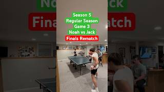 Regular Season Game 3 between Noah and Jack! #sports #games #pingpong #tabletennis #funny
