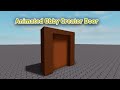 How to make an Opening Animated Door in Obby Creator - Roblox