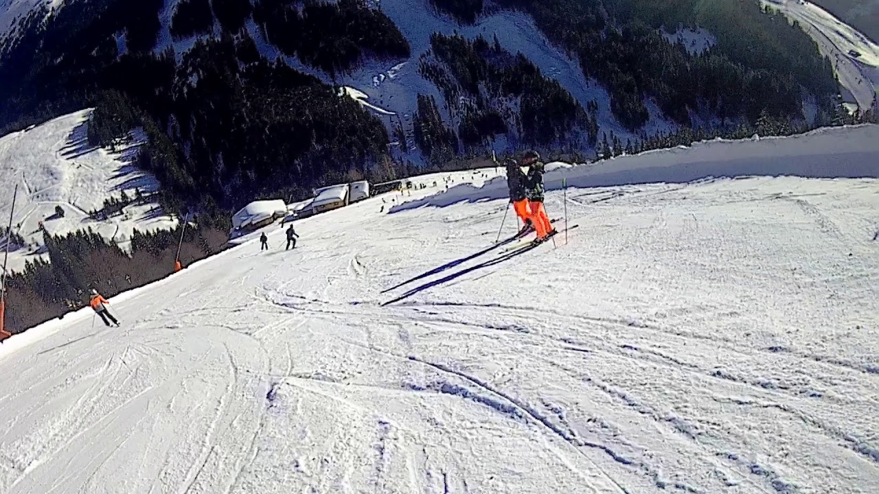 Zwarte piste 36 Gerlos, richting Konigsleiten