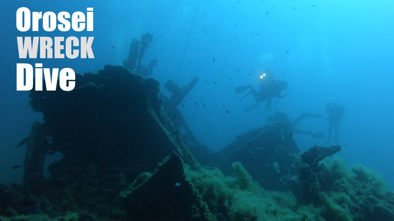 Diving Orosei KT12 WRECK DIVE YouTube