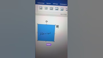 Ajouter une signature personnalisée sur Word #astuce #word #microsoft #astucesdigitales #excel