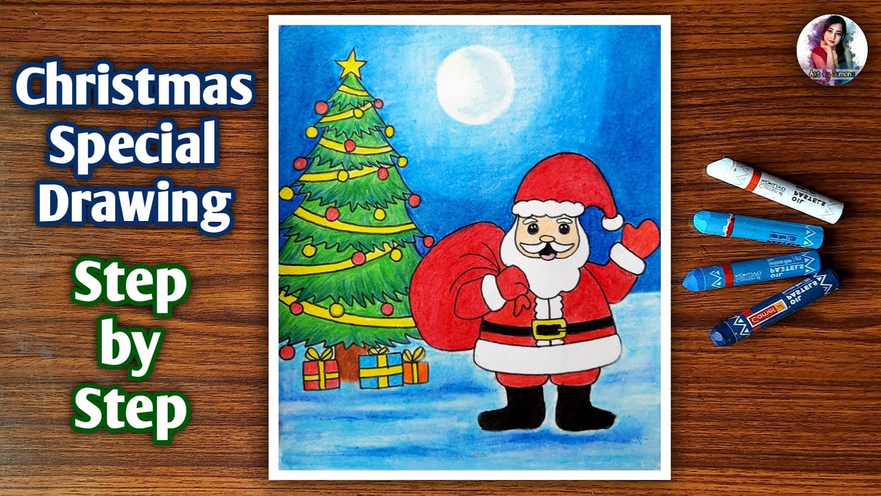 Watch Online Hindi Episode Easy Santa Claus Drawing Christmas Special -  ShemarooMe