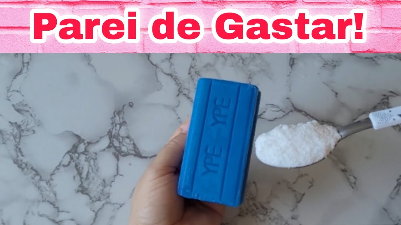 Basta 1 Colher de Sal no Sabão e Parei de Gastar Dinheiro! Agora Economizado Muito!