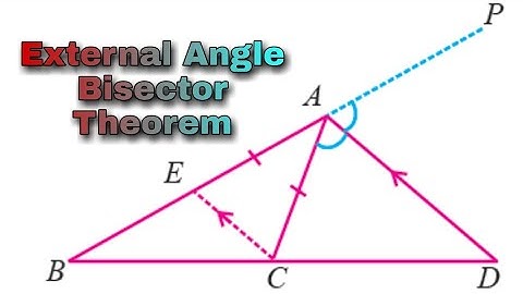 External Angle bisector Theorem, Best ever concept