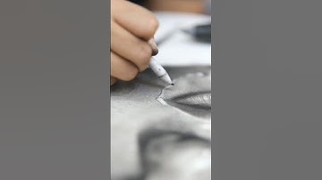 Realistic portrait | student work #artistshikhasharma #shorts