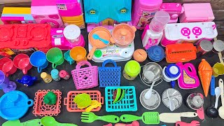 5:03minutes satisfying with unboxing Hello kitty kitchen Set| CuteeTiny ASMR kitchen Set screenshot 3