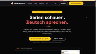 Deutsch lernen: Untertitel, Shadowing, KI-Übersetzung & Vokabeln für YouTube & Netflix.