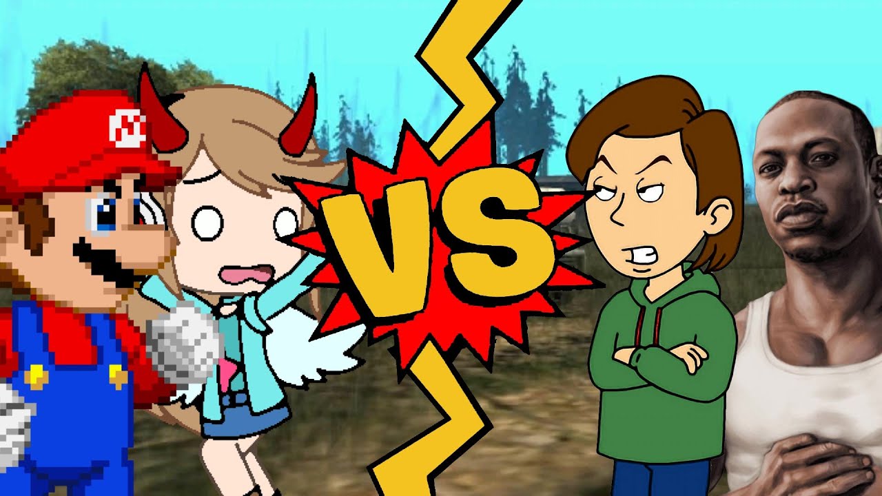 M.U.G.E.N Battles | Gachatuber/Mario vs Boris Anderson/Carl Johnson
