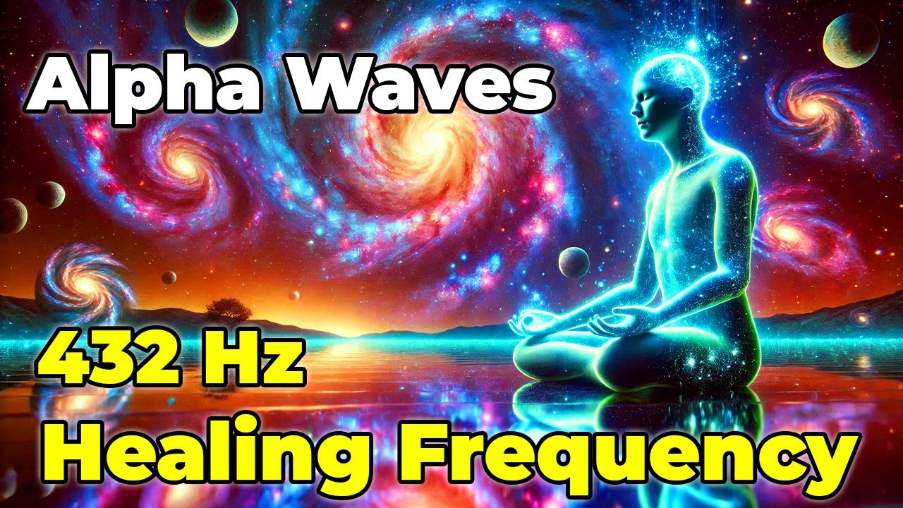 432 Hz Healing Frequency 🌌 Alpha Waves for Full Body Recovery & Stress ...