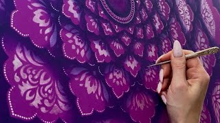 🌸 3D Blooming Fuchsia Mandala 🌸