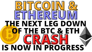 A BTC EMERGENCY: Bitcoin & ETH CRASH Now in Progress -  BTC has Begun the Next Leg Down of the CRASH