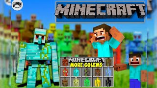 I tried every Golem in Minecraft//all golems combined?all types of golems make 🤖@twiseopgamer
