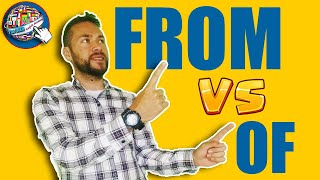 🔵 FROM VS OF EN INGLÉS | ¿cual es la diferencia?   UN ERROR MUY COMÚN