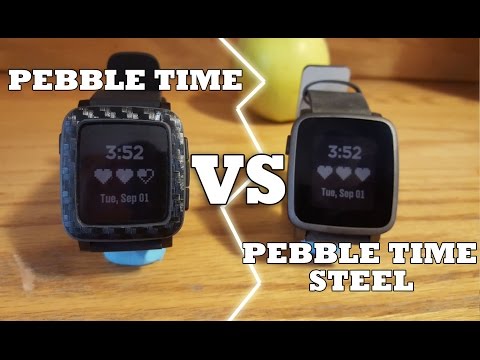 Pebble Time VS Pebble Time Steel