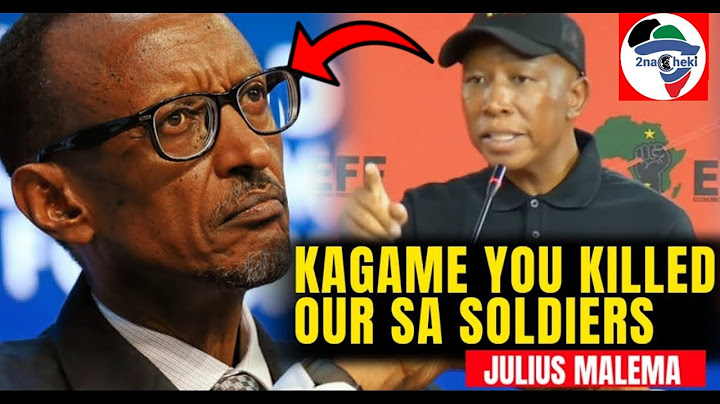 Fearless Malema Ready to Fight Rwanda President Kagame for Killing SA Soldier